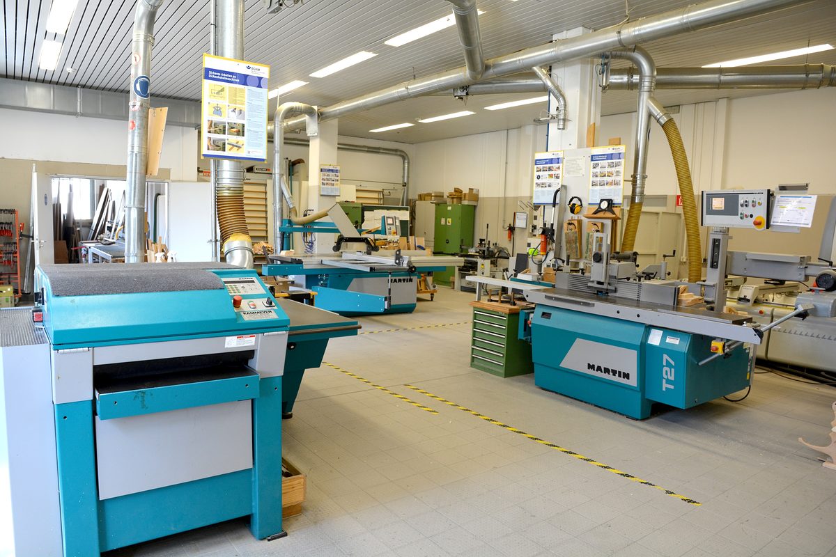 Tischlerwerkstatt Maschinenraum Tischlerwerkstatt Maschinenraum