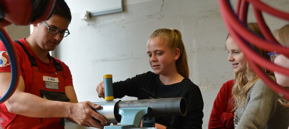 Girls'Day im Berufsbildungszentrum der Handwerkskammer Magdeburg im März 2019 GirlsDay 2019