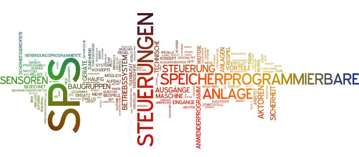 SPS Speicherprogrammierbare Steuerung Schlagwortwolke