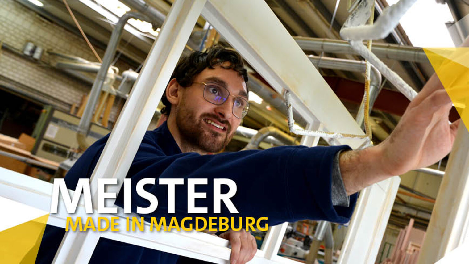 Tischlermeister Alex Billowie gehört zu den Meistern Made in Magdeburg 2023.