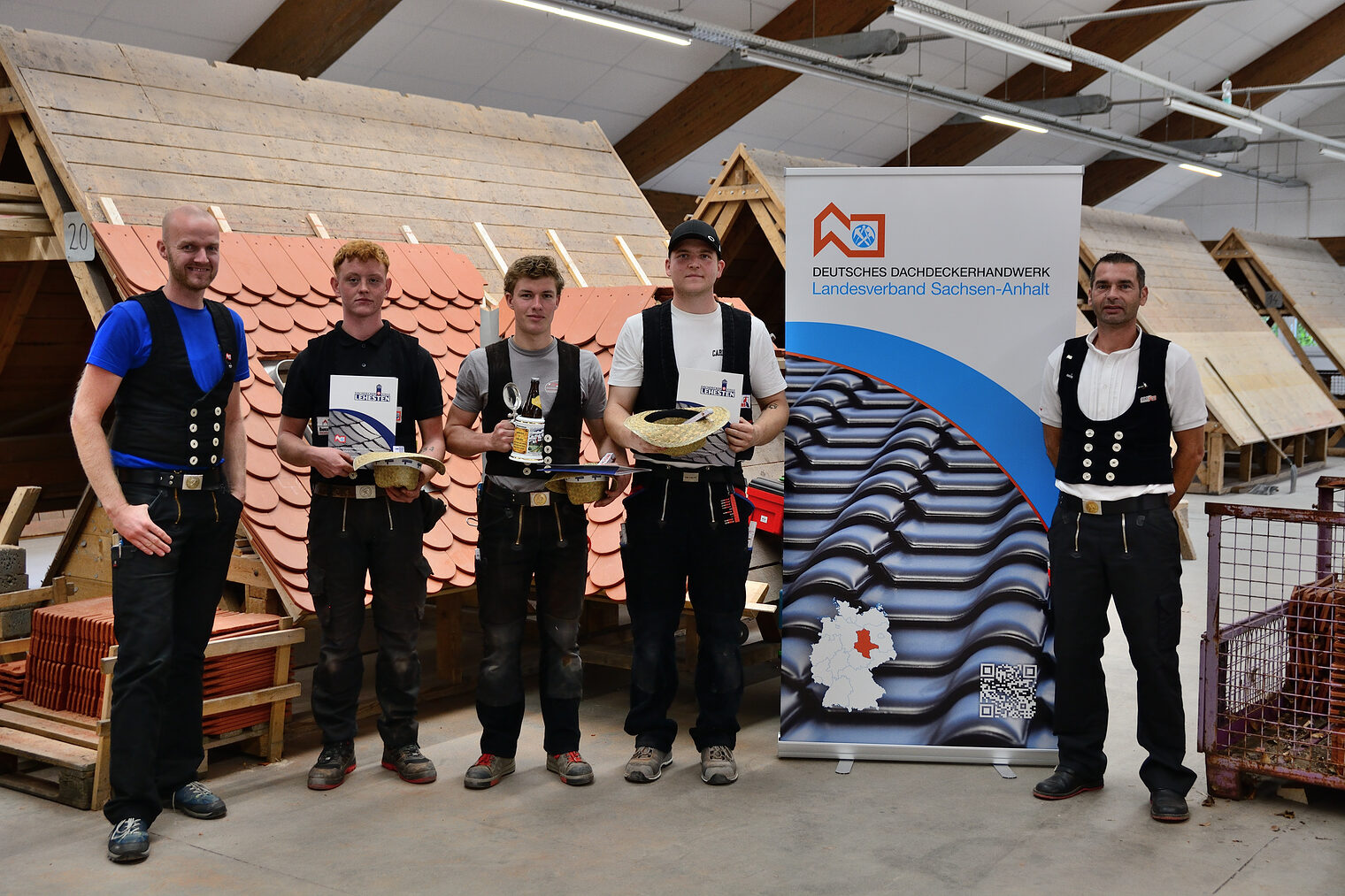 Siegerehrung der DMH der Dachdecker.